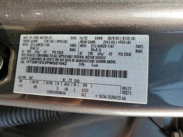 2023 FORD F150 LIGHT - 1FT6W1EV3PWG01042