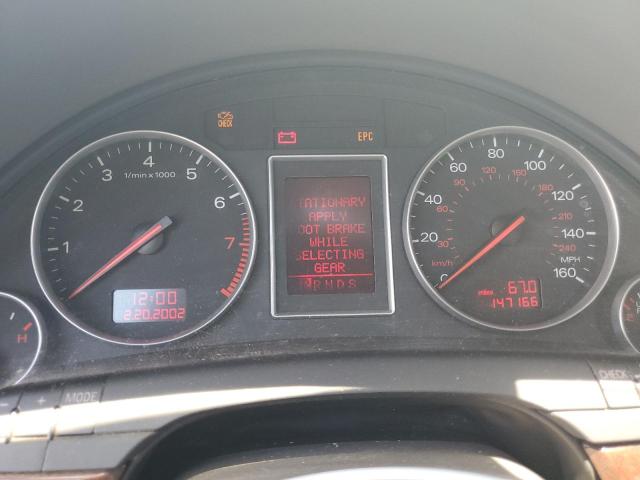 2003 Audi A4 3.0 Quattro VIN: WAULT68E33A279964 Lot: 61471464