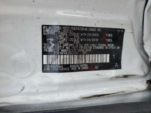 VIN 2T3C1RFV9LC040046 2020 Toyota RAV4, Xle Premium no.14