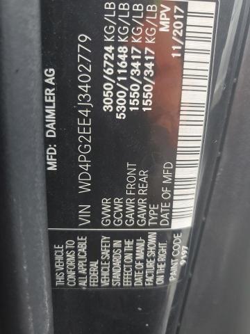 2018 MERCEDES-BENZ METRIS - WD4PG2EE4J3402779