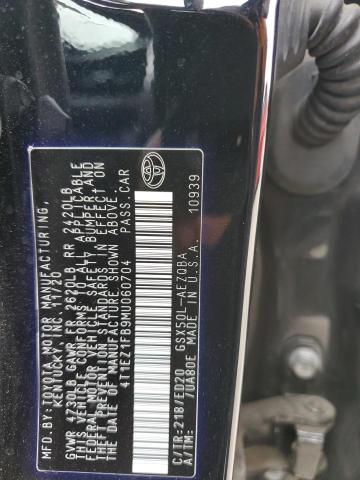 2021 TOYOTA AVALON NIG - 4T1EZ1FB9MU060704