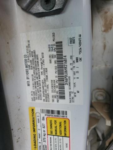 VIN 3FA6P0LU6HR216814 2017 Ford Fusion, Se Hybrid no.12