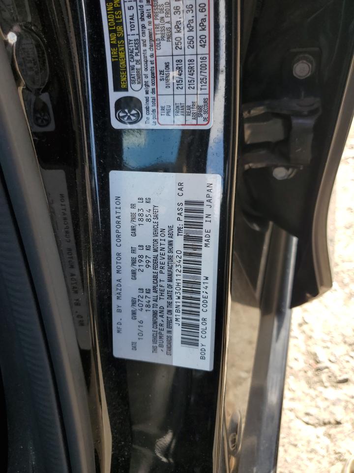 JM1BN1W30H1123420 2017 Mazda 3 Grand Touring