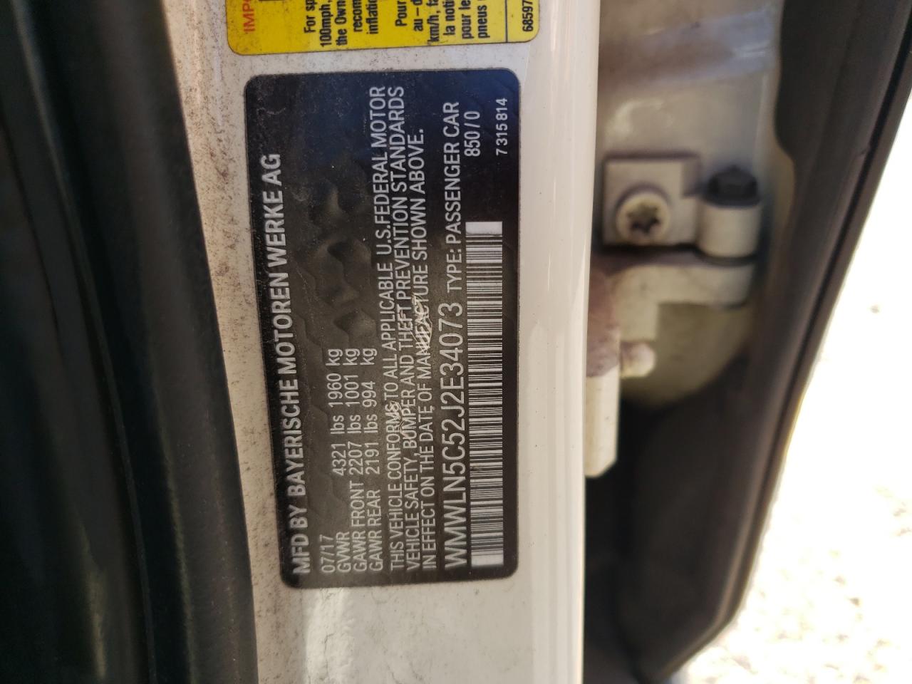 WMWLN5C52J2E34073 2018 Mini Cooper Clubman