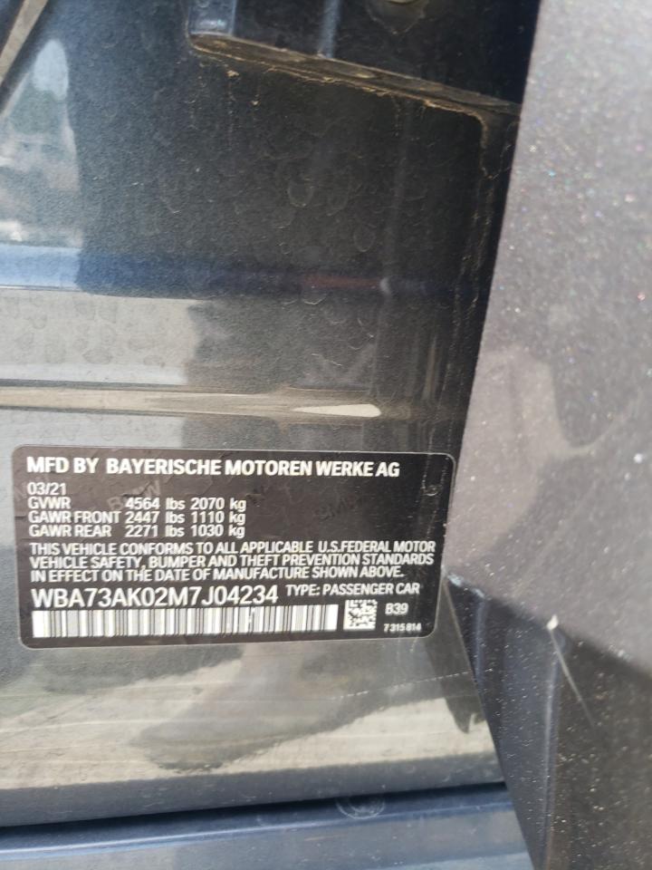 WBA73AK02M7J04234 2021 BMW 228Xi