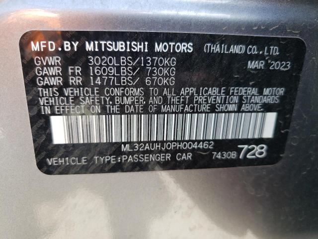 ML32AUHJ0PH004462 Mitsubishi Mirage ES 12