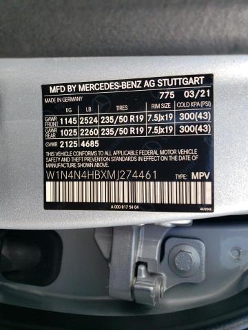 W1N4N4HBXMJ274461 Mercedes-Benz GLA-Class GLA 250 4M 12