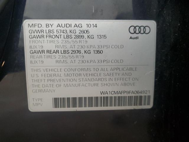 VIN WA1CMAFP9FA064921 2015 Audi Q5, Tdi Premium Plus no.12