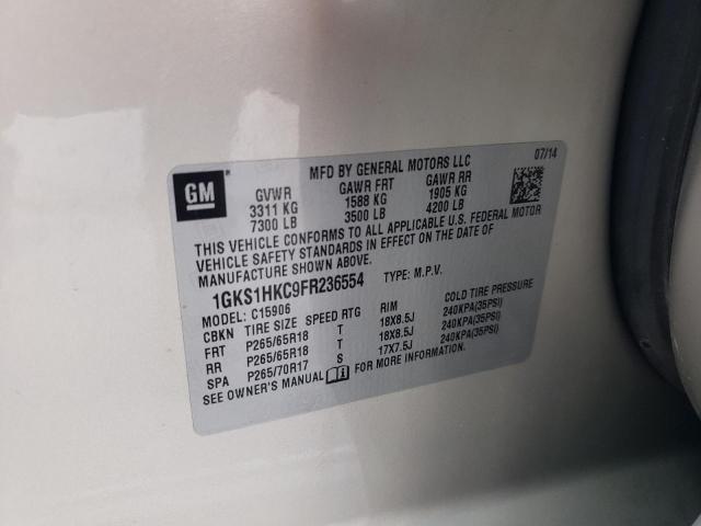 2015 GMC YUKON XL C - 1GKS1HKC9FR236554