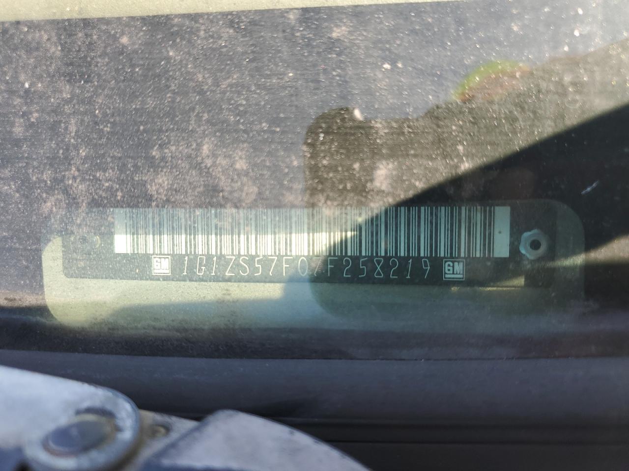 1G1ZS57F07F258219 2007 Chevrolet Malibu Ls