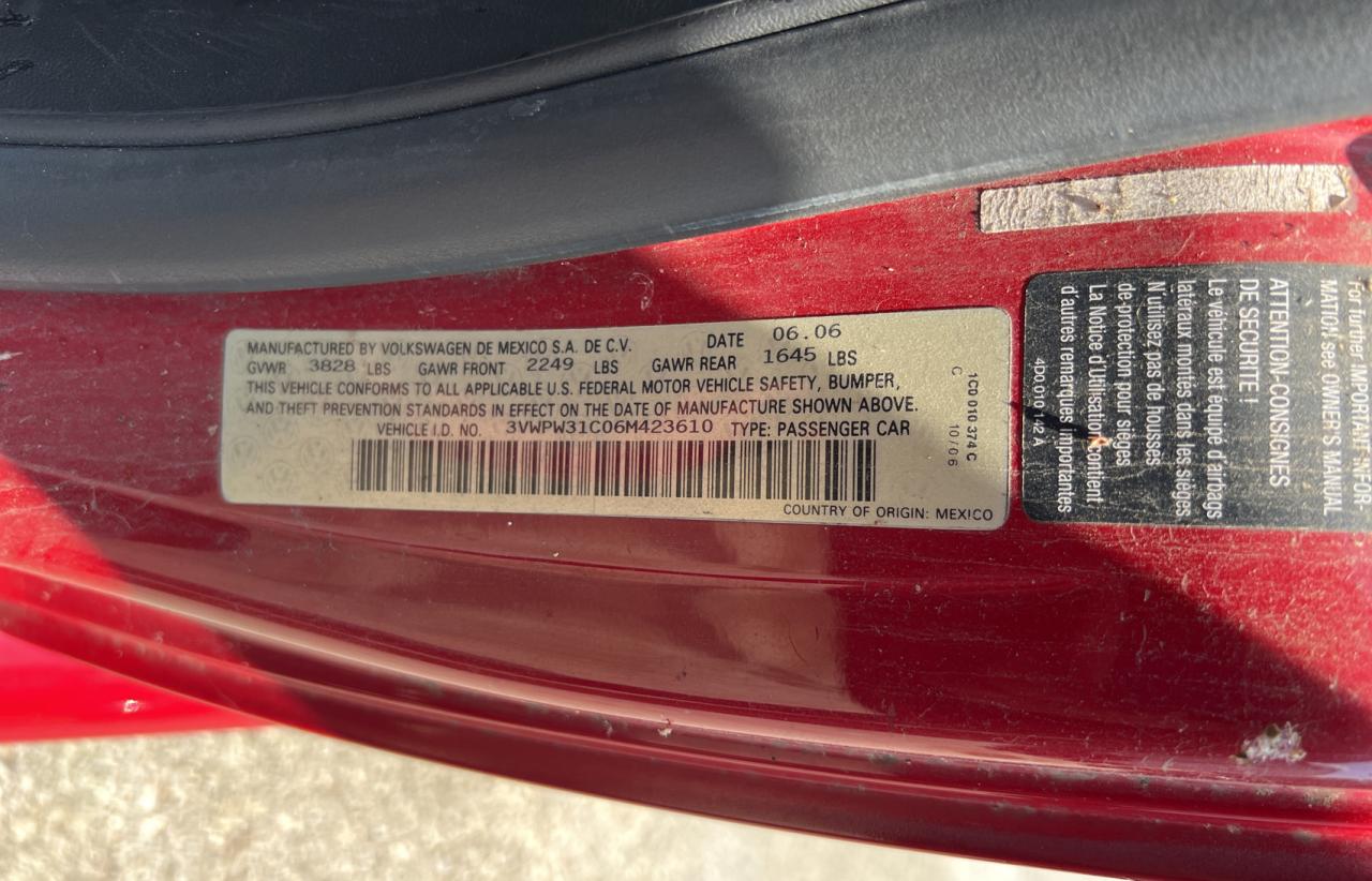 3VWPW31C06M423610 2006 Volkswagen New Beetle 2.5L