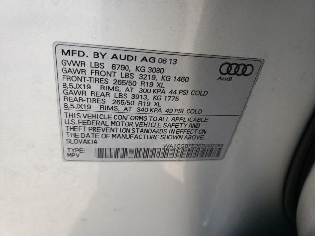 2014 Audi Q7 Premium VIN: WA1CGBFE2ED002253 Lot: 60434304