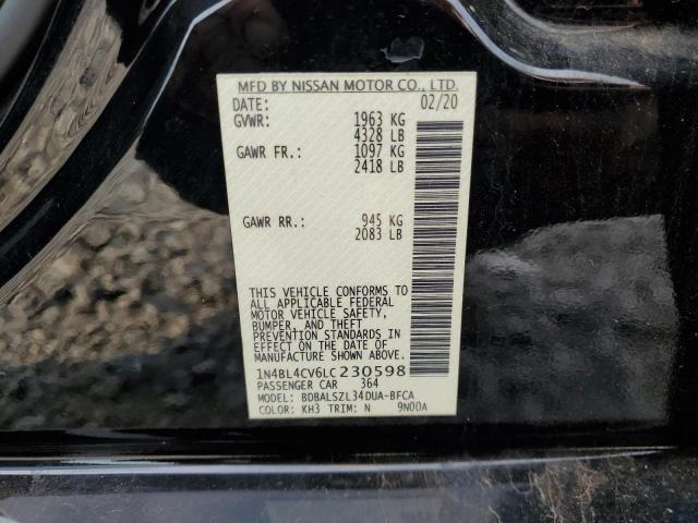 1N4BL4CV6LC230598 Nissan Altima SR 12