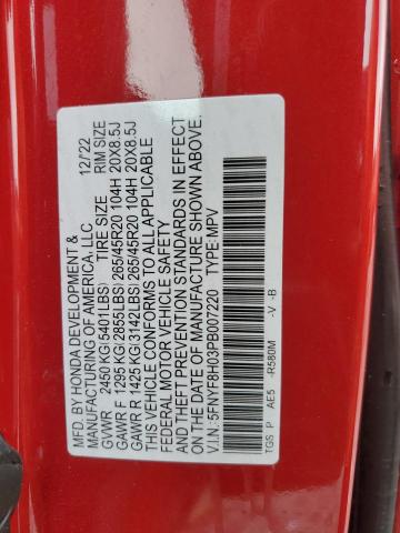 2023 HONDA PASSPORT E - 5FNYF8H03PB007220