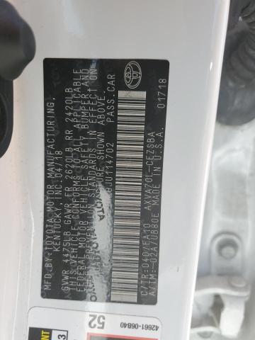 VIN 4T1B11HK9JU114702 2018 Toyota Camry, L no.13