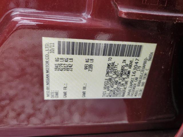 1N4AL2AP0CC163047 2012 Nissan Altima Base