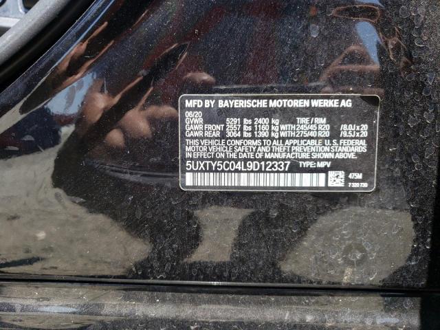 VIN 5UXTY5C04L9D12337 2020 BMW X3, Xdrive30I no.12