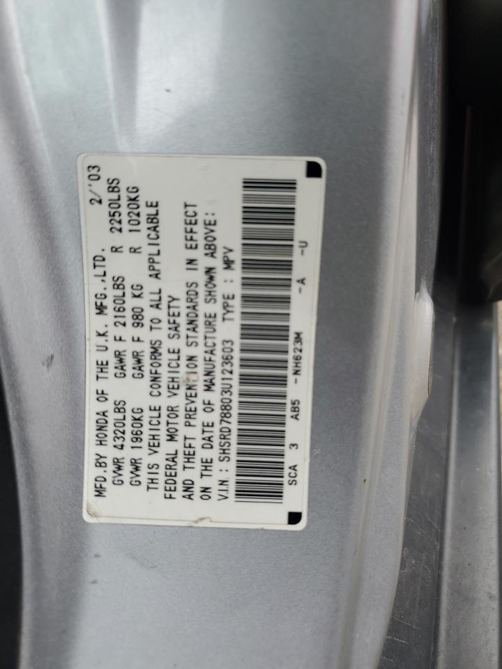 SHSRD78803U123603 2003 Honda Cr-V Ex