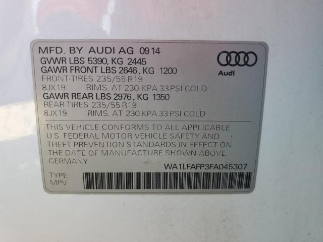 VIN WA1LFAFP3FA045307 2015 Audi Q5, Premium Plus no.13