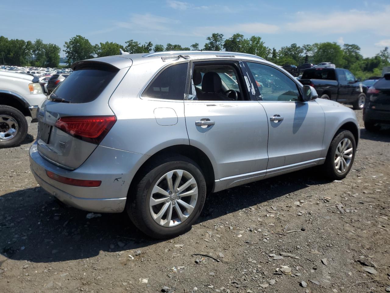 AUDI Q5 PREMIUM 2016 silver  flexible fuel WA1L2AFP6GA023976 photo #4