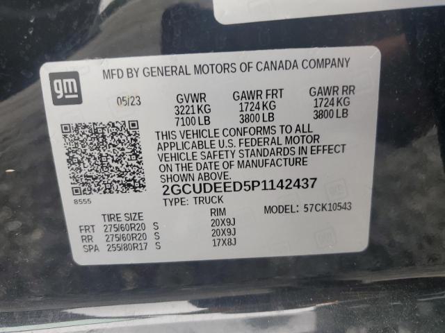 2023 CHEVROLET SILVERADO - 2GCUDEED5P1142437