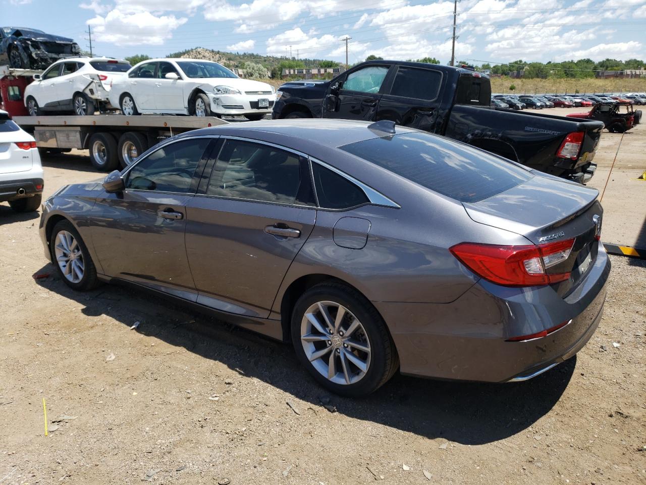 HONDA ACCORD LX 2021 gray  gas 1HGCV1F1XMA093552 photo #3