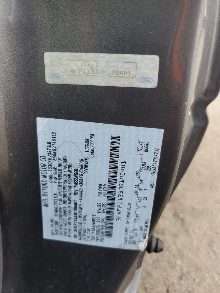 3FAFP11333R100401 2003 Ford Escort Zx2