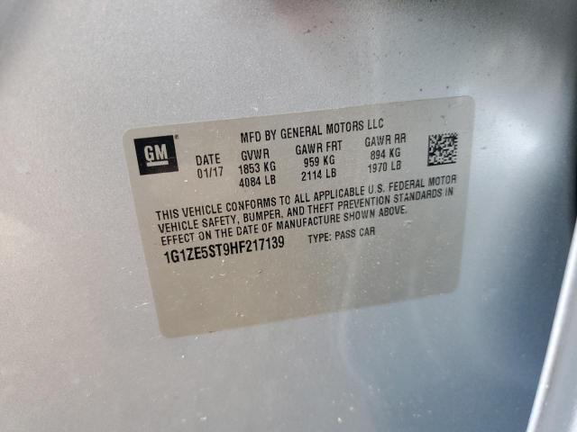 2017 CHEVROLET MALIBU LT - 1G1ZE5ST9HF217139