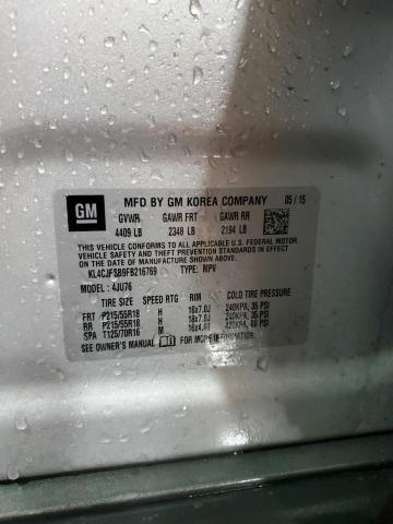 2015 Buick Encore Convenience VIN: KL4CJFSB9FB216769 Lot: 61940934