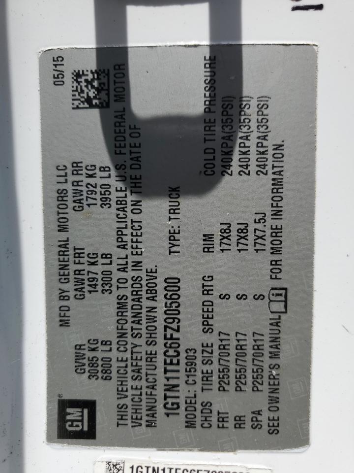 1GTN1TEC6FZ905600 2015 GMC Sierra C1500