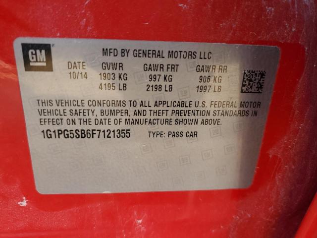 2015 CHEVROLET CRUZE LTZ - 1G1PG5SB6F7121355