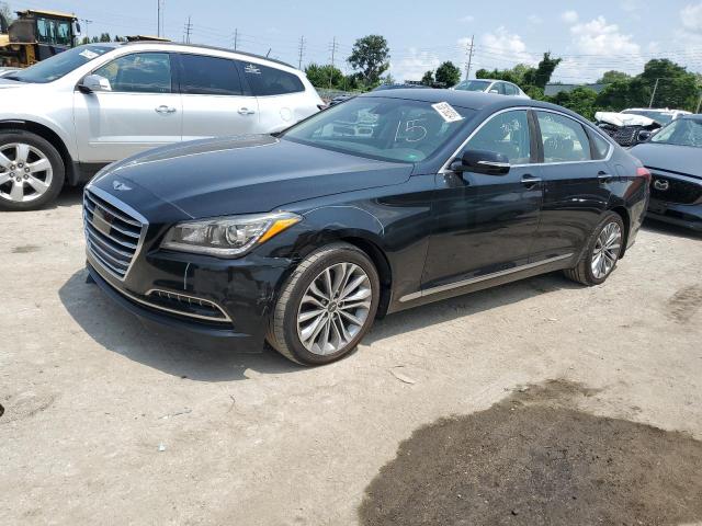 GENESIS G80 BASE 2017 black  gas KMHGN4JE8HU190020 photo #1