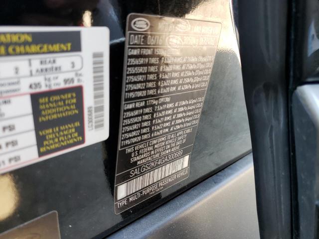 2016 Land Rover Range Rover Hse VIN: SALGS2KF4GA300689 Lot: 61222844