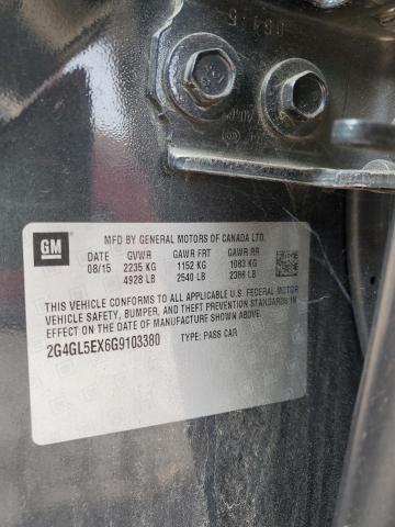 2016 BUICK REGAL - 2G4GL5EX6G9103380