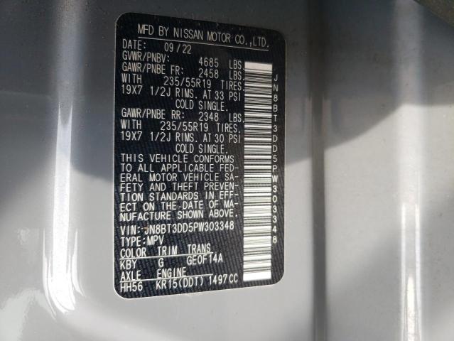 2023 NISSAN ROGUE PLAT - JN8BT3DD5PW303348