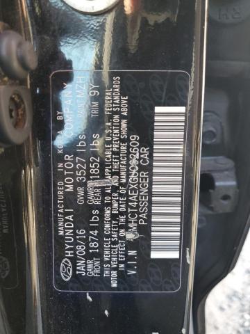 KMHCT4AEXGU092609 2016 HYUNDAI ACCENT - Image 12