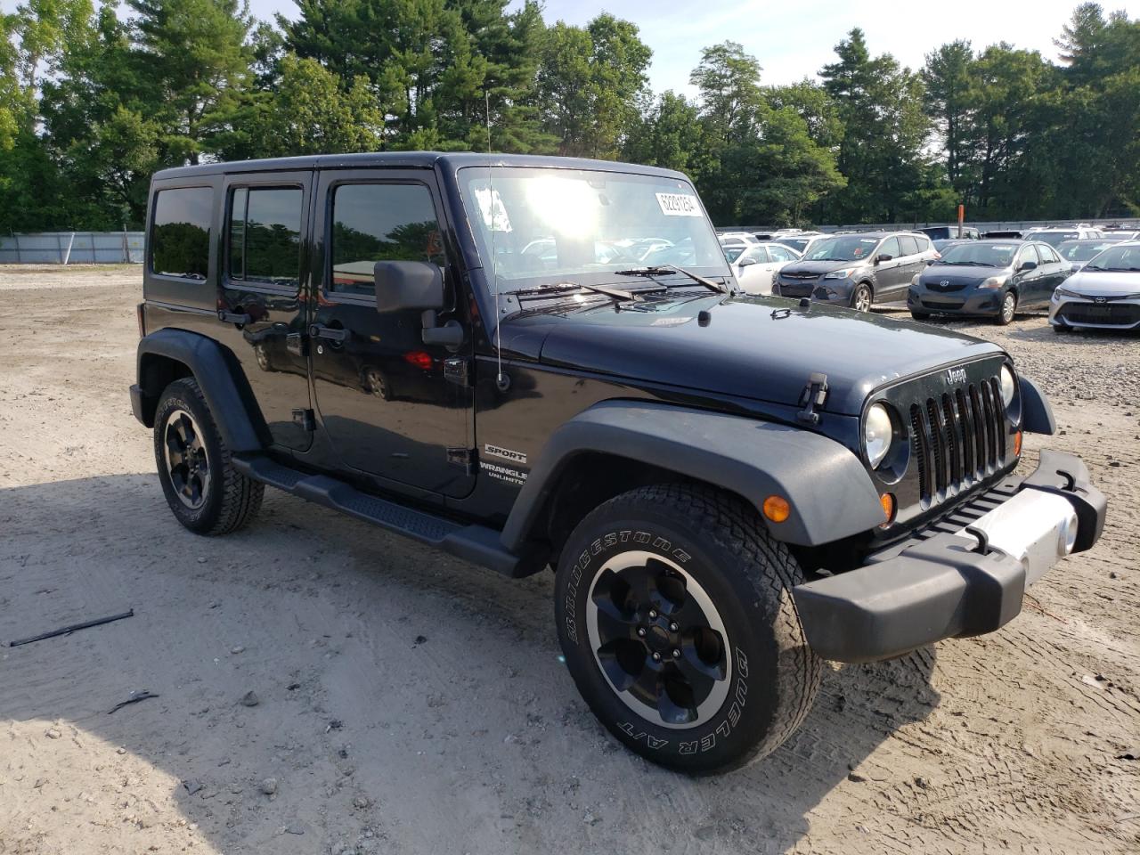 2012 Jeep Wrangler Unlimited Sport vin: 1C4BJWDG5CL259697