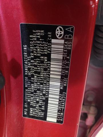 2015 TOYOTA COROLLA L - 5YFBURHEXFP314349