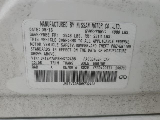 2017 INFINITI Q50 PREMIU - JN1EV7AP9HM732498