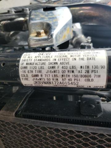 2002 KAWASAKI VN1500 N1 JKBVNAN172A015452