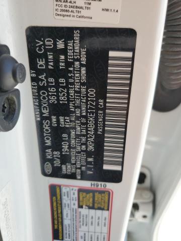 2019 KIA RIO S - 3KPA24AB6KE172100