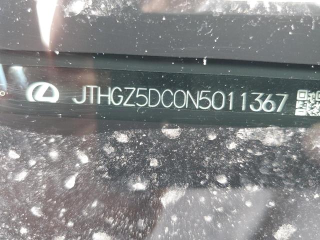 VIN JTHGZ5DC0N5011367 2022 Lexus RC, 350 Base no.12