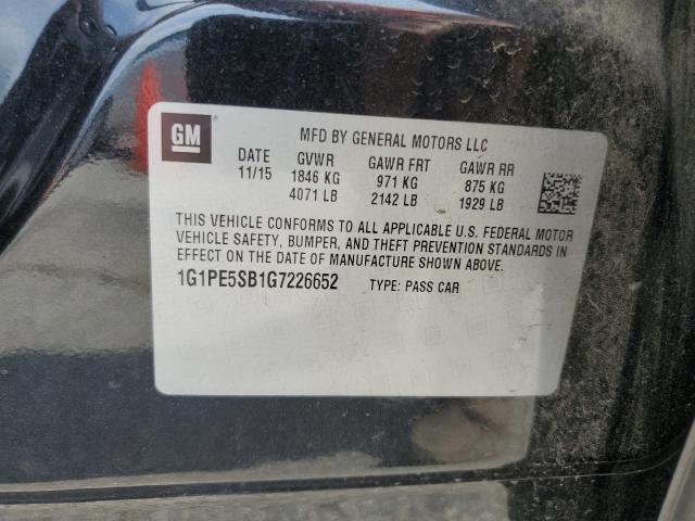 2016 CHEVROLET CRUZE LIMI - 1G1PE5SB1G7226652