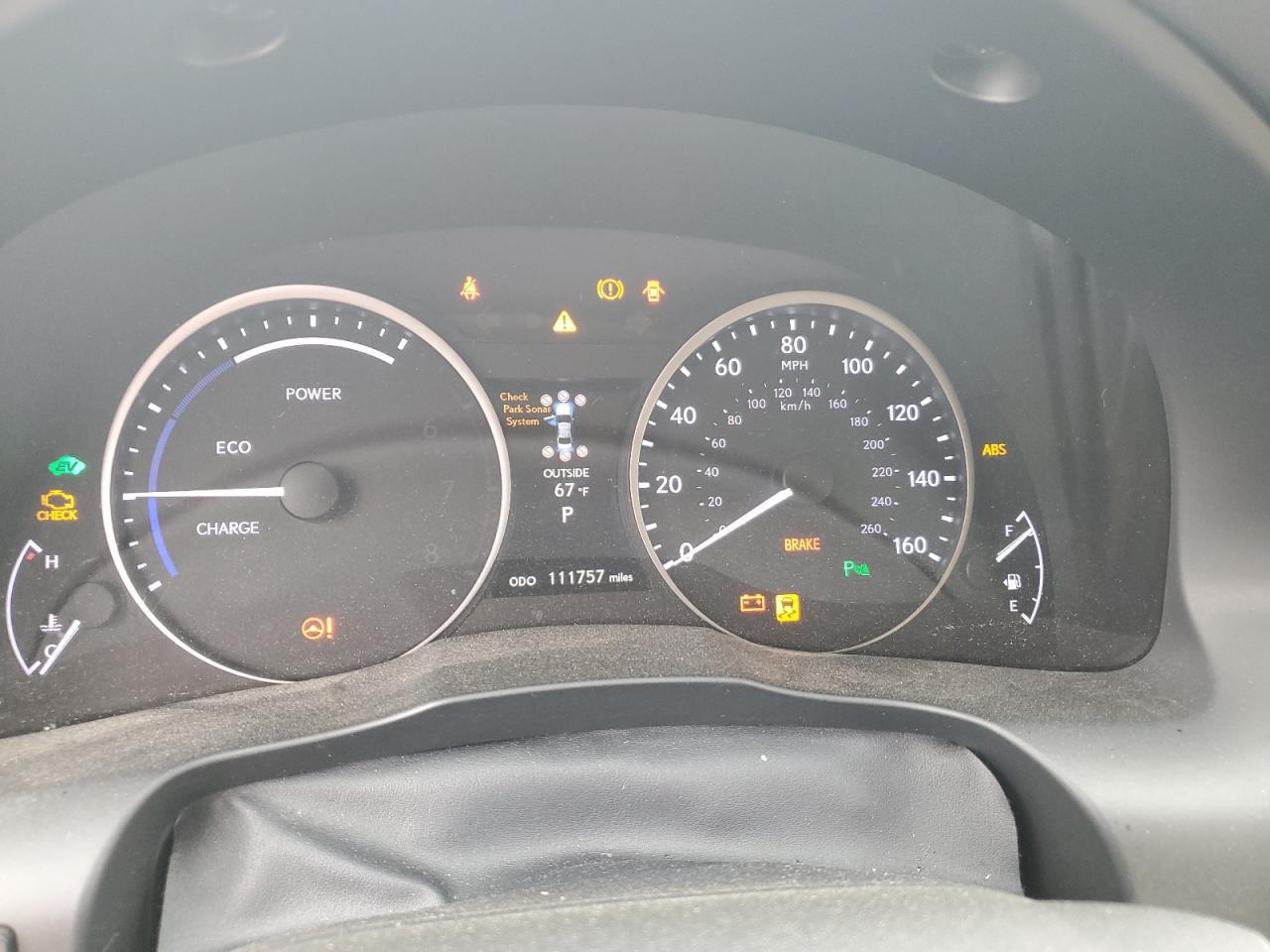 JTHBW1GG0E2053341 2014 Lexus Es 300H