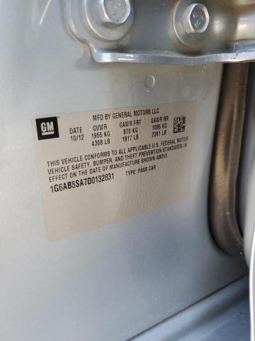 2013 Cadillac Ats Luxury VIN: 1G6AB5SA7D0132831 Lot: 61809904