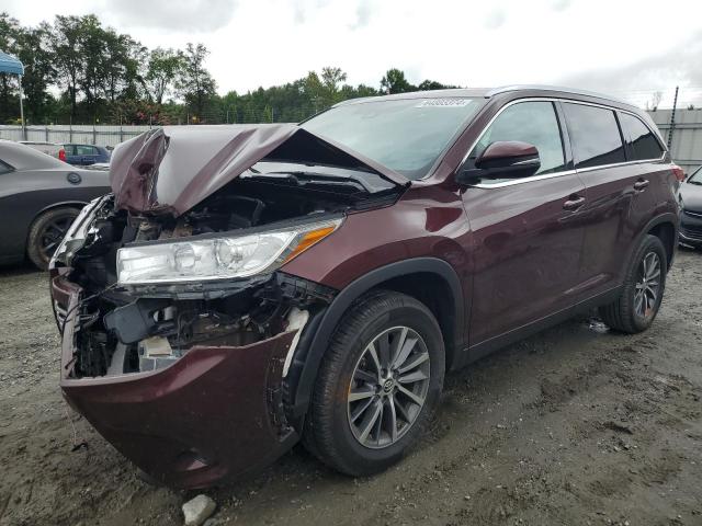 VIN 5TDKZRFH3KS359245 2019 Toyota Highlander, SE no.1