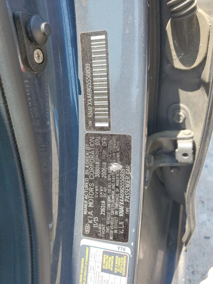 KNAFX4A69G5550839 2016 Kia Forte Lx