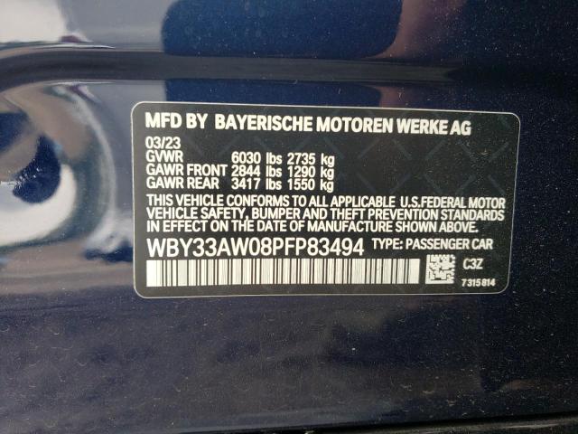 2023 BMW I4 M50 - WBY33AW08PFP83494