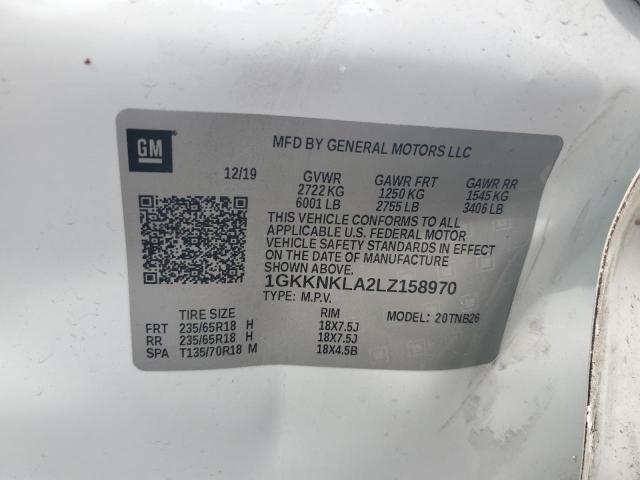 2020 GMC Acadia Sle VIN: 1GKKNKLA2LZ158970 Lot: 61596204