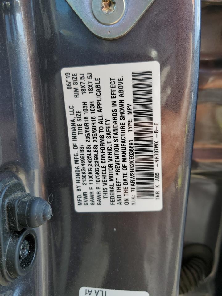 7FARW2H82KE036891 2019 Honda Cr-V Exl